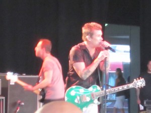 Lead singer Mark McGrath of Sugar Ray at DTE on July 21. 