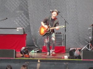 Pontiac native Tony Lucca was the first act of the night.