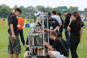 Photo/Stephanie Sokol Oakland University was awarded 3rd overall at this year's IGVC.